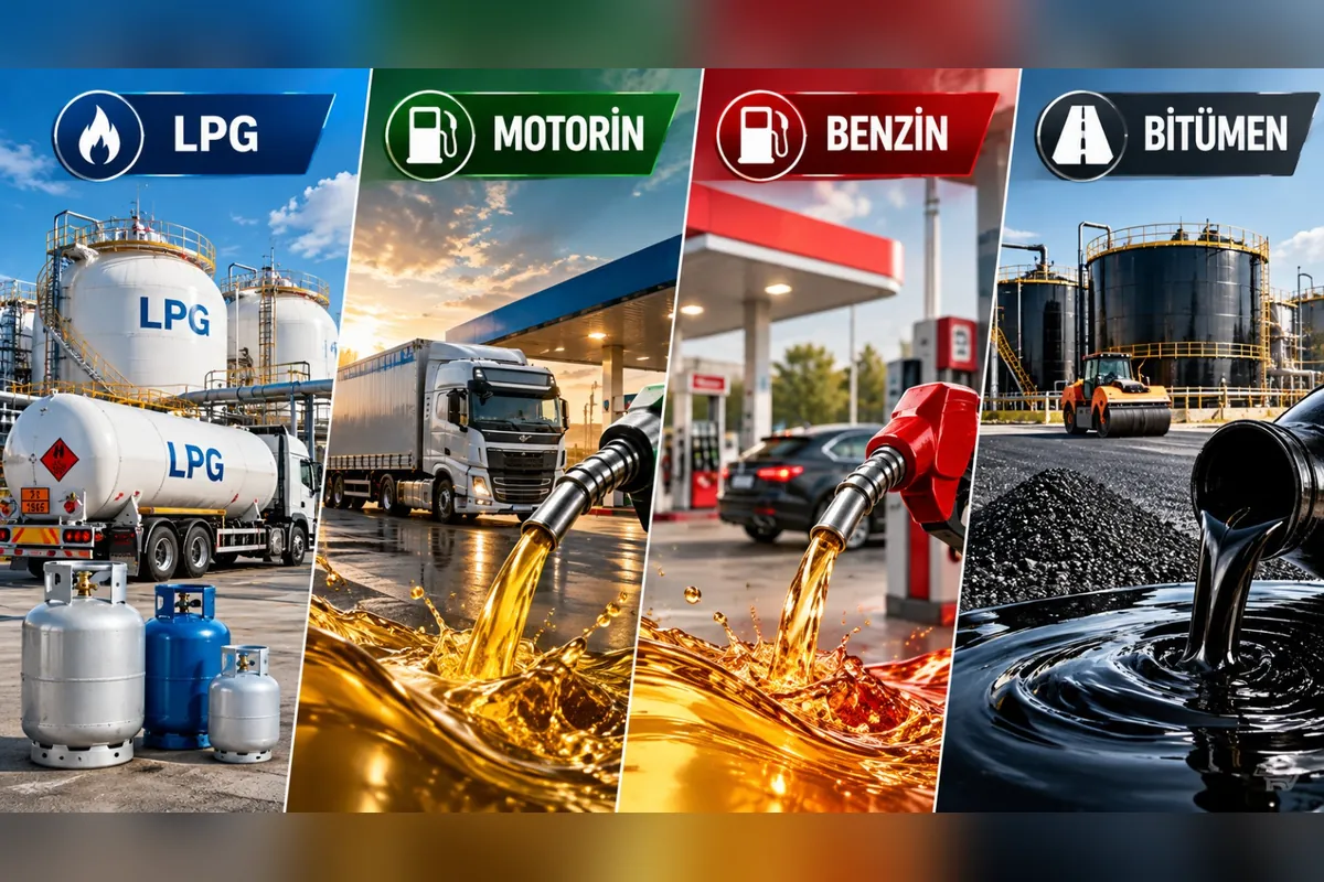 Petrol, gaz ve enerji için temsili sektör görseli